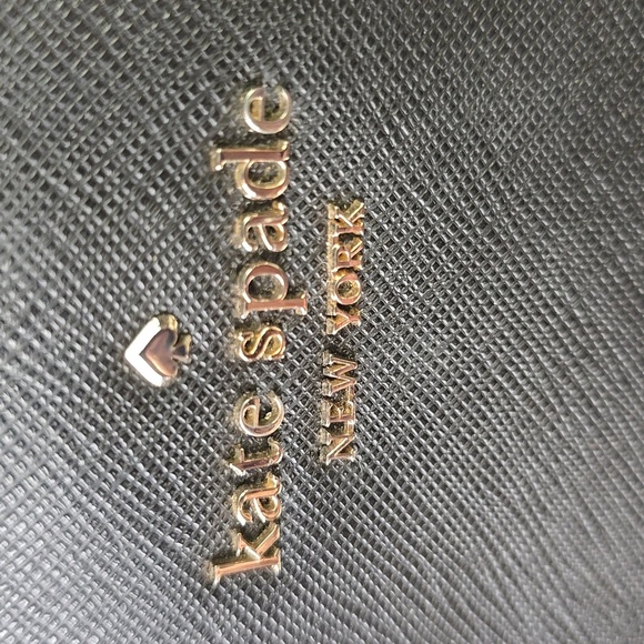 Kate Spade Black Leather Rae Medium Satchel With Crossbody Strap, NWOT - Picture 4 of 11